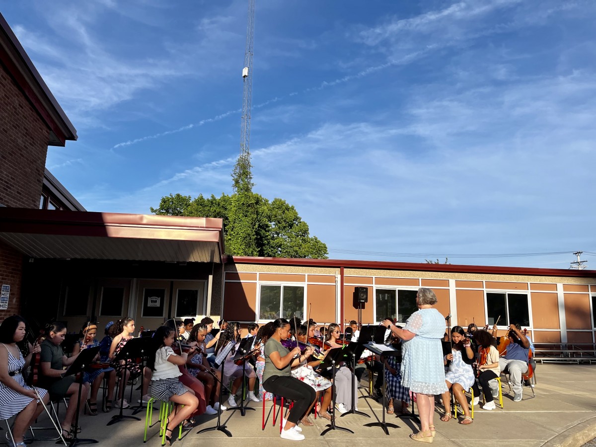 Vails Gate Steam Academy Held Outdoor Spring Concert Vails Gate STEAM